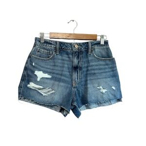 Hollister ULTRAHICH-FAISE VINTAGE RELAXED MOM‎ SHORT Size Medium